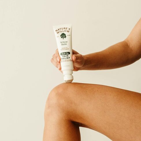 NEW Nature's Willow ROLL-ON لتخفيف الآلام | سريع المفعول، بدون فوضى لتخفيف آلام الظهر والرقبة والركبتين والمفاصل | لحاء الصفصاف والمنثول | رائحة نظيفة ومنعشة | بدون صبغات أو عطور صناعية | 3.1 أونصة سائلة | 1-حزمة in Kuwait