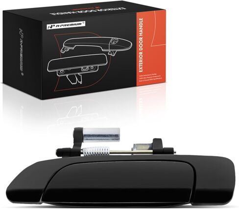A-Premium Rear Left Driver Side Exterior Door Handle Compatible with Honda Civic 2001 2002 2003 2004 2005 Sedan, Smooth Black, Replace# 72680-S5D-A01, 72680-S5A-003 in Saudi Arabia