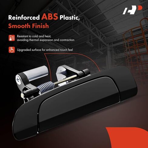 A-Premium Rear Left Driver Side Exterior Door Handle Compatible with Honda Civic 2001 2002 2003 2004 2005 Sedan, Smooth Black, Replace# 72680-S5D-A01, 72680-S5A-003 in Saudi Arabia