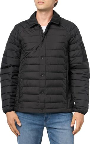BOSS Men's High Tech Fill Quilted Overshirt in Saudi Arabia