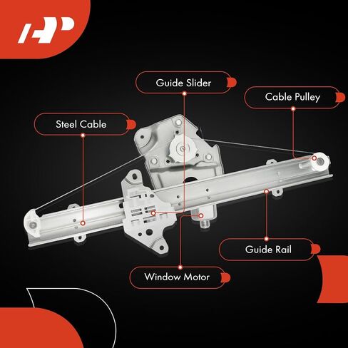 A-Premium Front Left Driver Side Electric Power Window Regulator with Motor Compatible with Nissan Sentra 2020-2024 in Saudi Arabia