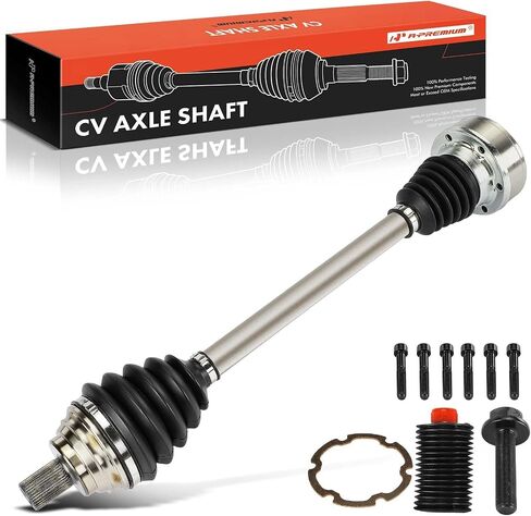A-Premium CV Axle Shaft Assembly Compatible with Volkswagen & Audi Models - Passat 2006-2009, Tiguan 2009-2018, Golf R, CC, A3 Quattro, Q3 Quattro, TT Quattro, AWD only - Rear Left Driver Side in Saudi Arabia