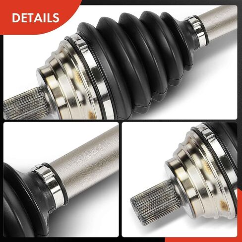 A-Premium CV Axle Shaft Assembly Compatible with Volkswagen & Audi Models - Passat 2006-2009, Tiguan 2009-2018, Golf R, CC, A3 Quattro, Q3 Quattro, TT Quattro, AWD only - Rear Left Driver Side in Saudi Arabia