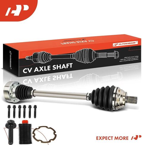 A-Premium CV Axle Shaft Assembly Compatible with Volkswagen & Audi Models - Passat 2006-2009, Tiguan 2009-2018, Golf R, CC, A3 Quattro, Q3 Quattro, TT Quattro, AWD only - Rear Left Driver Side in Saudi Arabia
