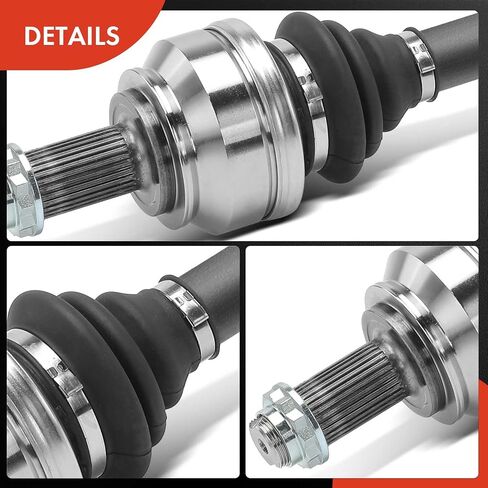 مجموعة عمود المحور A-Premium CV متوافقة مع BMW 335i 2007-2013، 335i xDrive 2009-2010، 335is 2011-2013، 335xi 2007-2008، 135i 2008-2013، ناقل الحركة اليدوي، جانب السائق الخلفي الأيسر in Saudi Arabia