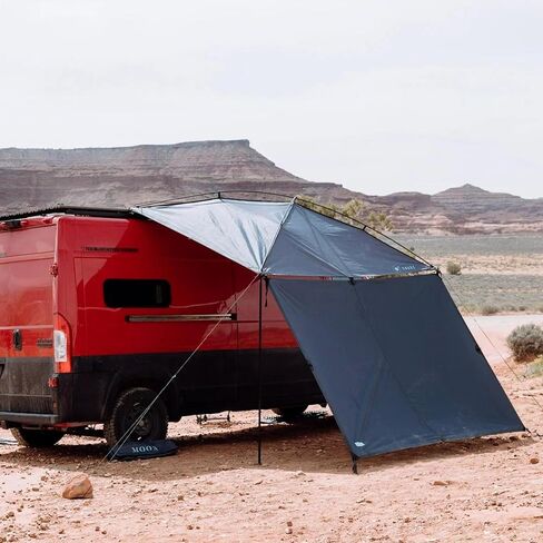 MoonShade and Long MoonWall Bundle, Portable Awning for Increased Shade and Privacy, Lightweight Durable for Large Shade Coverage, Suitable for Vans, Trucks, Full-Size SUVs, and Larger Vehicles in Saudi Arabia