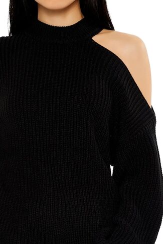 Forever 21 Women's Asymmetrical Open-Shoulder Sweater in Saudi Arabia