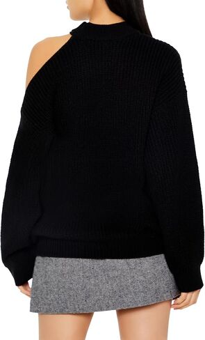 Forever 21 Women's Asymmetrical Open-Shoulder Sweater in Saudi Arabia