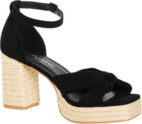 City Chic Women's Platform Oakley Heel Sandal in Saudi Arabia
