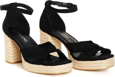 City Chic Women's Platform Oakley Heel Sandal in Saudi Arabia