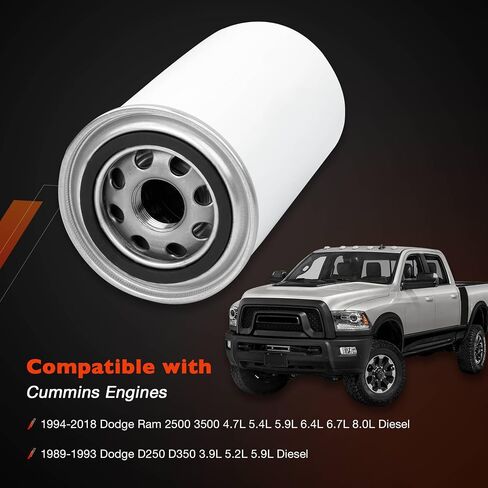 فلتر زيت LF16035 متوافق مع دودج رام 2500 3500 D250 D350 5.9L 6.7L الكمون الديزل استبدال LF3552 LF9028 in Saudi Arabia
