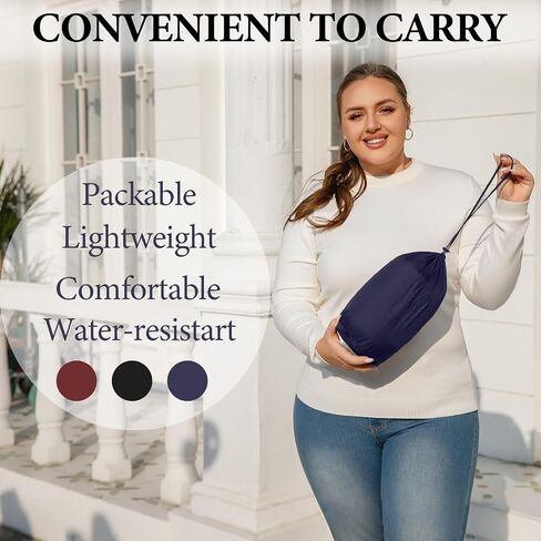 Plus Size Puffer Vest Women 1X-7X Water-Resistant Puffy Winter Vest Packable Lightweight Puffer Vest in Saudi Arabia