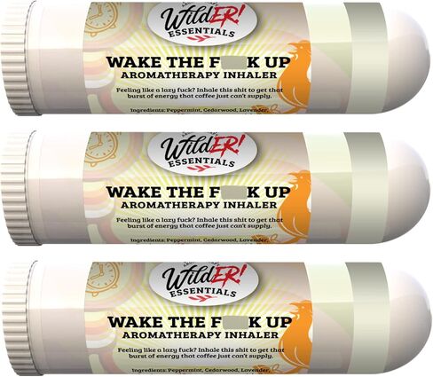 Wild Essentials 3 عبوات من أجهزة الاستنشاق الأنفية ذات الروائح العلاجية من Chill The F Out مصنوعة من زيوت عطرية طبيعية 100% عالية الجودة للمساعدة في تهدئة روحك - الاسترخاء in Kuwait