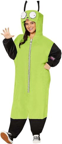 Spirit Halloween Invader Zim Adult GIR Jumpsuit Costume, Officially Licensed in Saudi Arabia