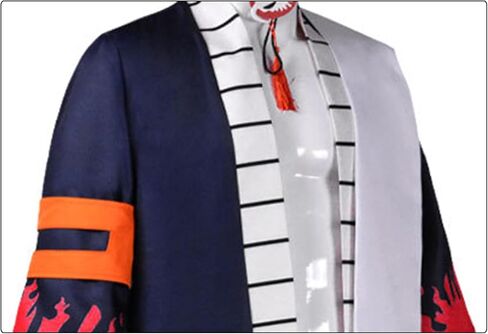 Unisex Men Anime Cosplay Long Robe Costume Navy Blue Kimonos Cloak Cape Black Shorts Halloween Outfits with Bag Hat in Saudi Arabia