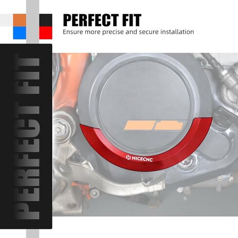 NICECNC CNC Clutch Cover غطاء الأمان، واقي الإسكان القابض متوافق مع Husqvarna 701 SVARTPILEN/VITPILEN/Enduro/Super Moto 2016-2025، متوافق مع GasGas 700 SM/ES 2022-2025، برتقالي in Saudi Arabia