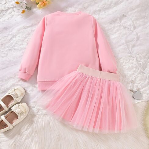 6th Birthday Outfit for Girls 6 Year Old Six Sixth Sweatshirt Tutu Skirt Fall Clothes in Saudi Arabia
