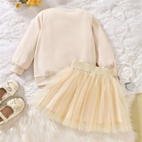 6th Birthday Outfit for Girls 6 Year Old Six Sixth Sweatshirt Tutu Skirt Fall Clothes in Kuwait