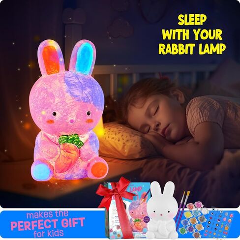 Paint Your Own Cat Lamp Kit, Art Supplies Arts & Crafts Kit, Painting kit for Kids 6-12, Arts and Crafts for Kids Ages 8-12, Toys Girls Boy Birthday Gift Ages 3 4 5 6 7 8 9 10 11 12+ in Kuwait