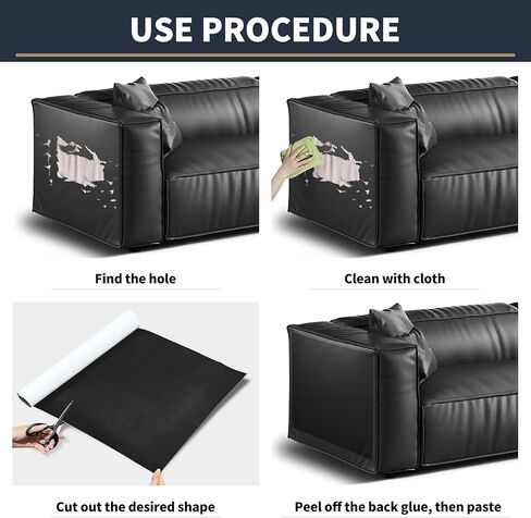 ONine Leather Repair Tape,Self Adhesive Leather Repair Patch,Leather Patches for Furniture,Sofa,Car Seats,Office Chair. Vinyl Repair Kit 3x60in(White Khaki) in Kuwait