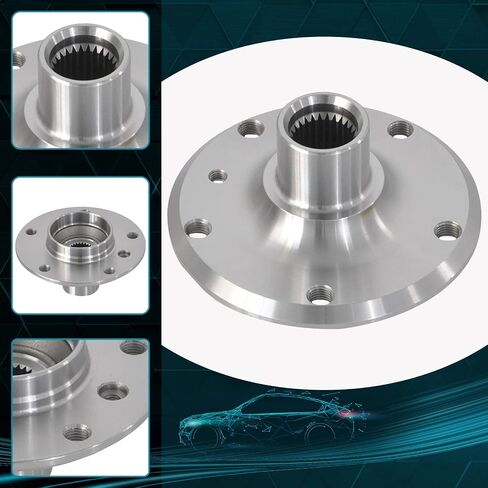 IRONTEK محور العجلة الخلفية ومحمل مناسب لسيارات BMW (2005-2013 325i/ 2007-2011 328i) 2 قطعة بدون ABS 33416760056x2 6 بقع in Saudi Arabia