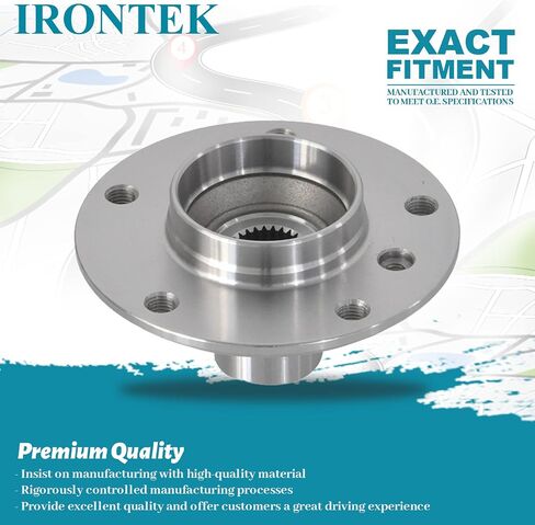 IRONTEK محور العجلة الخلفية ومحمل مناسب لسيارات BMW (2005-2013 325i/ 2007-2011 328i) 2 قطعة بدون ABS 33416760056x2 6 بقع in Saudi Arabia