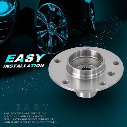 IRONTEK محور العجلة الخلفية ومحمل مناسب لسيارات BMW (2005-2013 325i/ 2007-2011 328i) 2 قطعة بدون ABS 33416760056x2 6 بقع in Saudi Arabia