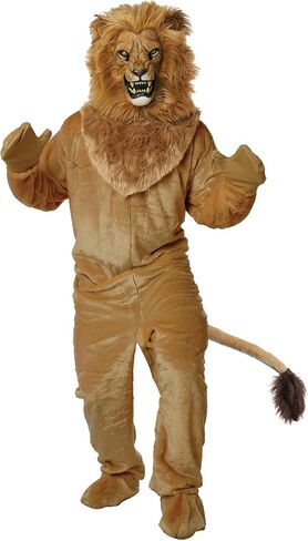California Costumes, Men's Lion Jumpsuit With Mask in Saudi Arabia