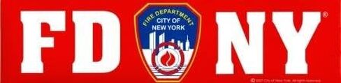 FDNY Bumper Sticker in Saudi Arabia