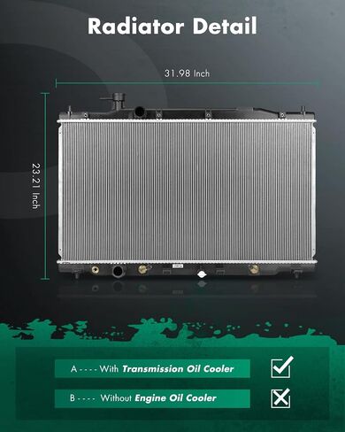 SCITOO 13031 المبرد صالح 2007-2009 لهوندا CR-V 2.4L in Saudi Arabia