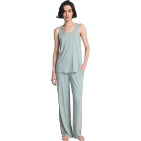 GYS Pajama Set for Women Bamboo Viscose U Neck Tank Top and Pants Soft 2 Piece Sleepwear Sets in Saudi Arabia