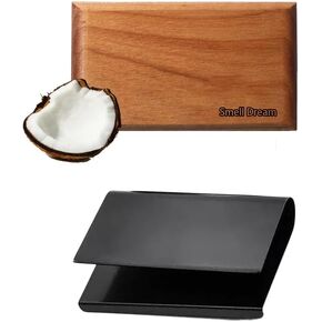 Wooden Car Aromatherapy Diffuser, 6 Natural Scents Collection with Teak, Amber, and Cabana Fragrances (Pine/Starter Kit) in Saudi Arabia
