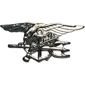 Trade Winds 3 Pack US Navy Seal Trident Silver Motorcycle Hat Cap Lapel Pin MS-481 in Kuwait