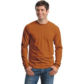 Cotton 6 oz. Long-Sleeve T-Shirt (G240) Texas Orange, M in Saudi Arabia