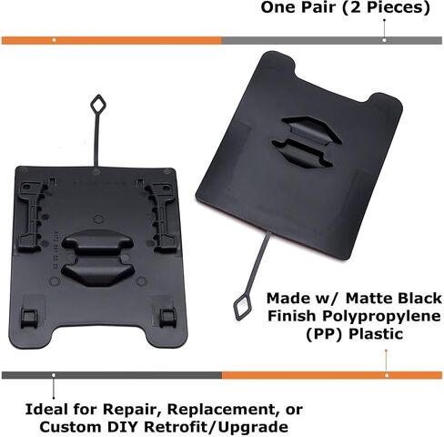iJDMTOY 2pc OEM-Spec Front Wheel Well Arch Lincer Maintenance Flap Cover Cap Lids for Headlamp & Fog Lamp Access, Compatible with Mercedes X156 GLA-Class, R172 SLK SLC-Class in Saudi Arabia