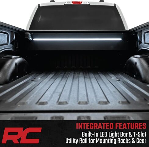 Rough Country Power Retractable Tonneau Bed Cover for Ford F-150 (2015-2025) - Fits 5'7" (67.1") Bed, Low-Profile Aluminum, All-Weather Truck Bed Protection in Saudi Arabia