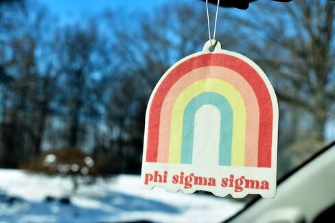 Sorority Shop Phi Sigma Sigma - Rainbow Air Freshener - 2/Pack - Flowers & Sunshine Scent in Saudi Arabia