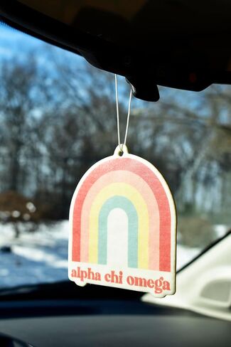 Sorority Shop Phi Sigma Sigma - Rainbow Air Freshener - 2/Pack - Flowers & Sunshine Scent in Saudi Arabia