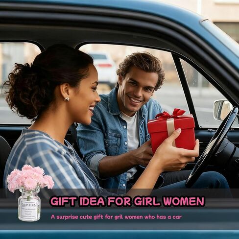 Girl Girly Car Accessories for Women, Cute Car Decor Dashboard Decorations, Cute Flower Air Freshener Vent Clips, Auto Interior Dash Ornament Accessories (pink daisy, small) in Saudi Arabia