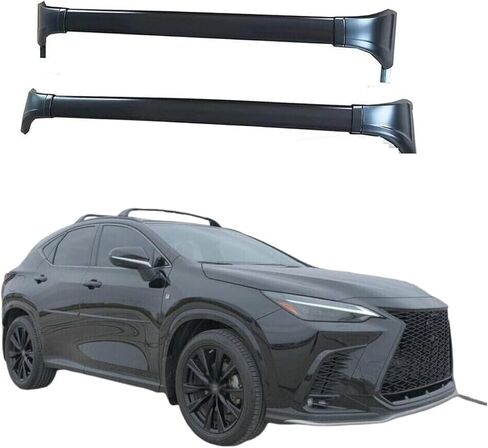 العارضة القضبان المتقاطعة تناسب لكزس NX 250 350 350h 450h 2022 2023 2024 2025 حامل سقفي القضبان قضبان البضائع حامل الحقائب in Kuwait