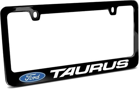 iPick Image for Ford Taurus in 3D on Mirror Chrome Metal License Plate Frame in Saudi Arabia