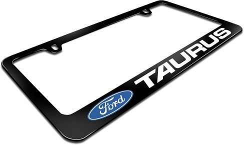 iPick Image for Ford Taurus in 3D on Mirror Chrome Metal License Plate Frame in Saudi Arabia