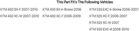 مجموعة إعادة بناء المكربن ​​Tusk لـ KTM 525 EXC 4-Stroke 2006-2007 in Saudi Arabia