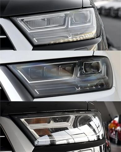 Compatible For Audi Q7 2016 2017 2018 2019 Front Headlamp Cover Transparent Mask Lamp Shade Headlight Shell Lens Auto Replacement Parts(1PCS Right Side) in Saudi Arabia