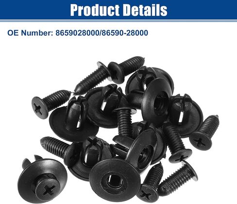 ACROPIX Bumper Cover Retainer Clip Fasteners Fit for Hyundai Sonata 2.4L No.8659028000/86590-28000 - Pack of 20 in Saudi Arabia