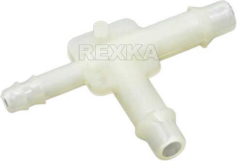 15 قطعة من Rexka نايلون 3 طرق لأنابيب تقليل التفريغ موصل خرطوم تي شيرت 1/8 بوصة × 3/16 بوصة × 3/16 بوصة لجنرال موتورز in Saudi Arabia