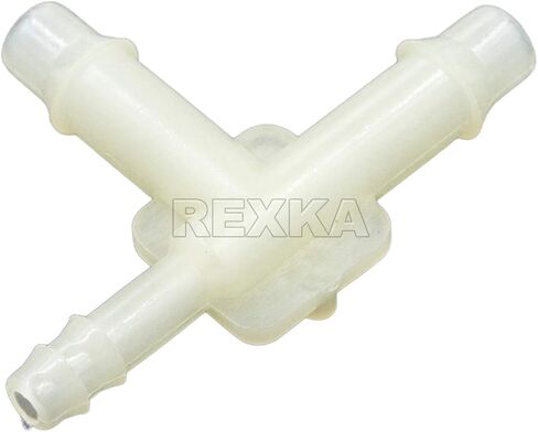 15 قطعة من Rexka نايلون 3 طرق لأنابيب تقليل التفريغ موصل خرطوم تي شيرت 1/8 بوصة × 3/16 بوصة × 3/16 بوصة لجنرال موتورز in Saudi Arabia