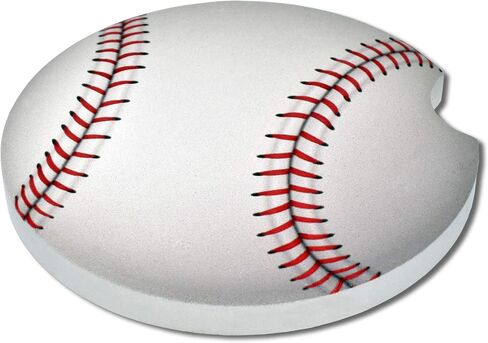 Elektroplate Soccer Ball Automotive Ceramic Coasters (2.6" Diameter) | Universal Fit for All Cars, Trucks, SUVs, and More | Absorbent Non-Slip Durable | Set of 2 in Saudi Arabia