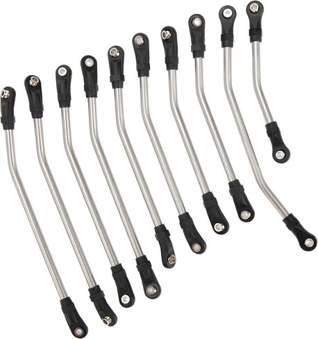 MEUS RACING SCX10 II Links Set 313mm Wheelbase for AXIAL SCX10 II 90046 90047 90035 Upgrade Parts 10pcs in Saudi Arabia