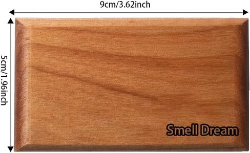 Wooden Car Aromatherapy Diffuser, 6 Natural Scents Collection with Teak, Amber, and Cabana Fragrances (Pine/Starter Kit) in Saudi Arabia